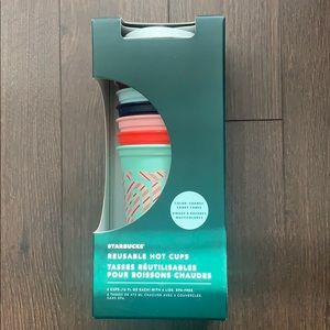 Starbucks Colour changing candy cane hot cups